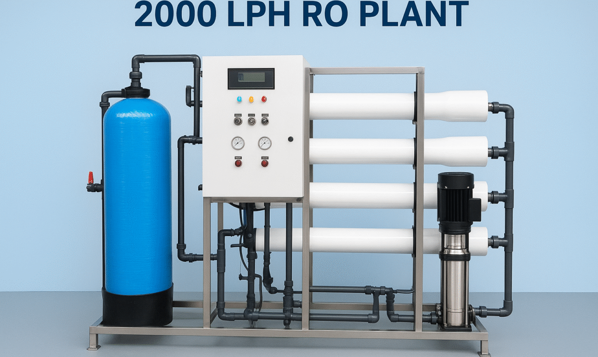 2000 LPH RO Plant for Industries: Cost, Maintenance & Installation